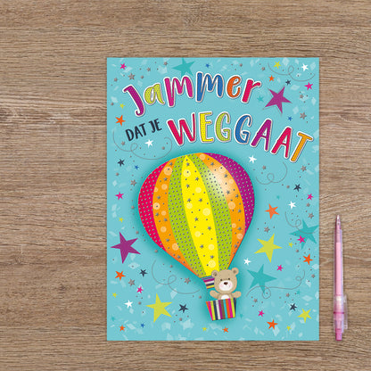 XL kaart - Jammer dat je weggaat