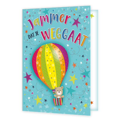 XL kaart - Jammer dat je weggaat