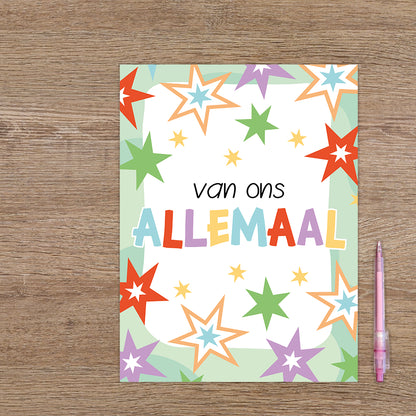 XL kaart - Van ons allemaal