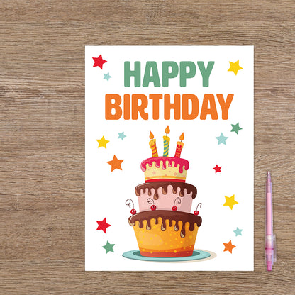 XL kaart - Happy birthday