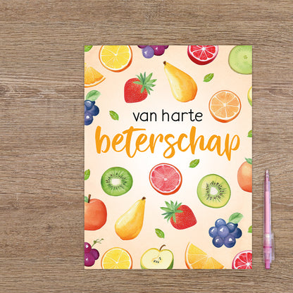 XL kaart - Van harte beterschap