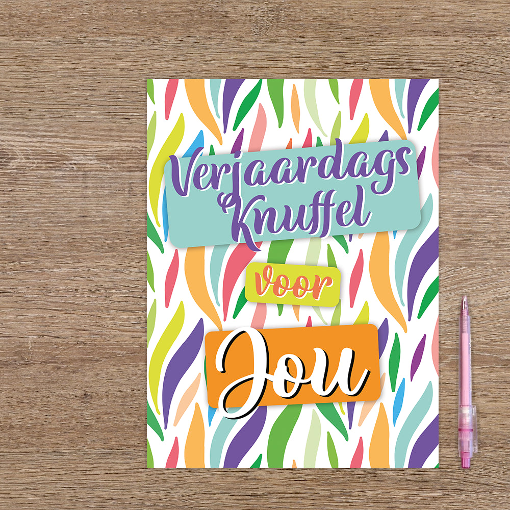 XL kaart - Verjaardagsknuffel