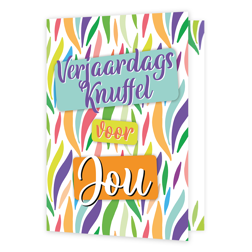 XL kaart - Verjaardagsknuffel