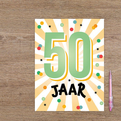 XL kaart - 50 jaar