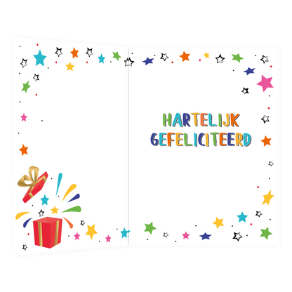 XL kaart - Fijne verjaardag