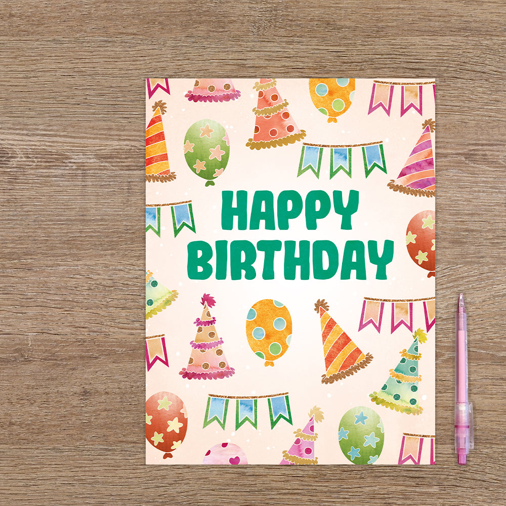 XL Kaart - Happy birthday