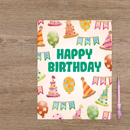 XL Kaart - Happy birthday