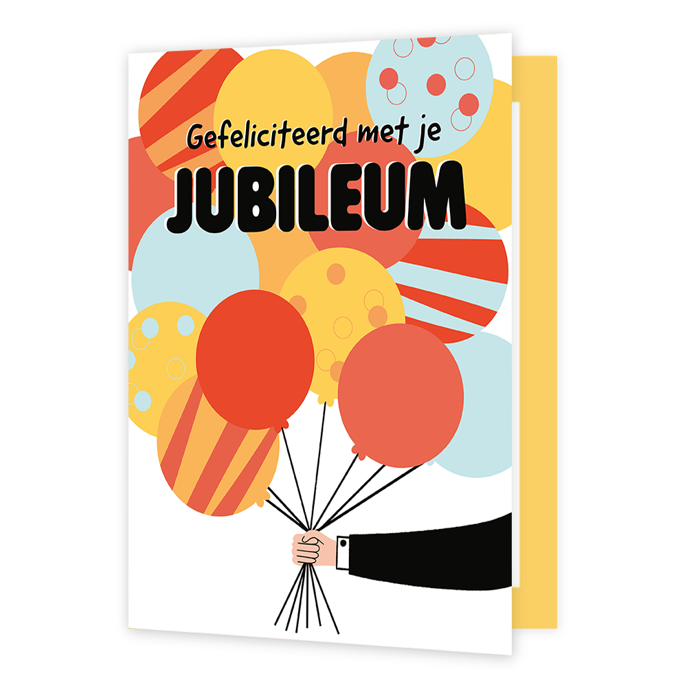Gefeliciteerd met je jubileum