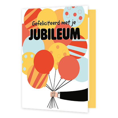 Gefeliciteerd met je jubileum