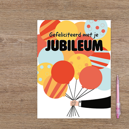 Gefeliciteerd met je jubileum