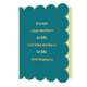 It's not what we have in life - Formaat: Standaard - Vorm: Staand - Bedankkaart - Op deze wenskaart staat de tekst: "It's not what we have in life but who we have in life that matters". - Snelwenskaart