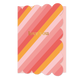 Love you - Formaat: Normaal - Vorm: Staand - Liefdeskaart - Op deze wenskaart staan lijnen in diverse kleuren roze, oranje en rood, met in het midden de tekst: "Love you". - Snelwenskaart