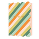 Zet 'm op! - Formaat: Normaal - Vorm: Staand - Succes kaart - Op deze wenskaart staan lijnen in de kleuren groen, oranje en wit, met in het midden de tekst: "Zet 'm op!". - Snelwenskaart