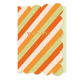 Van harte - Formaat: Standaard - Vorm: Staand - Felicitatiekaart - Op deze wenskaart staan lijnen in de kleuren rood, wit, oranje en groen, met in het midden de tekst: "Van harte". - Snelwenskaart