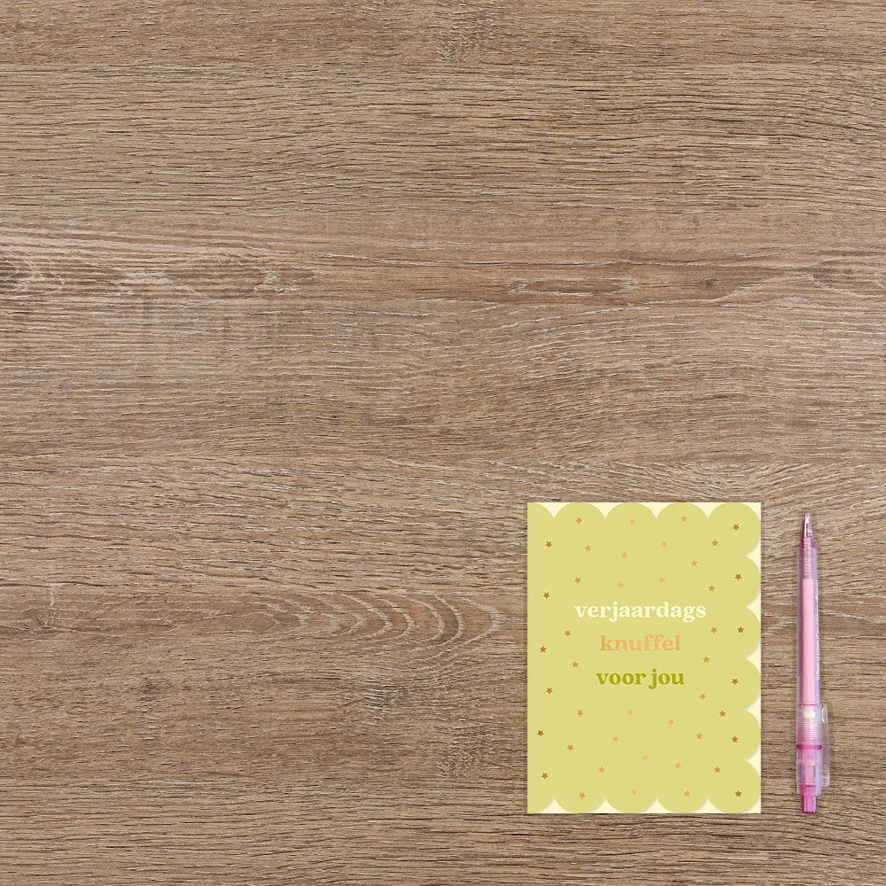 Verjaardagsknuffel voor jou
