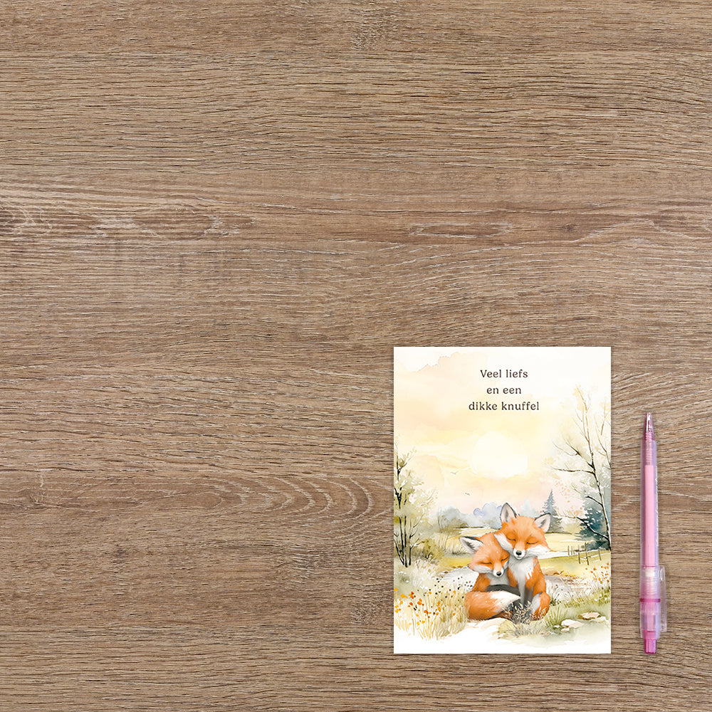 Veel liefs en een dikke knuffel