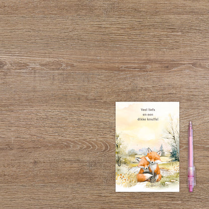 Veel liefs en een dikke knuffel