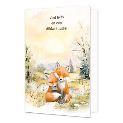 Veel liefs en een dikke knuffel