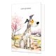 Lieve groetjes - Formaat: Standaard - Vorm: Staand - Denken aan kaart - Op deze wenskaart staat een hond die op een pad zit met daarboven de tekst: "Lieve groetjes". - Snelwenskaart
