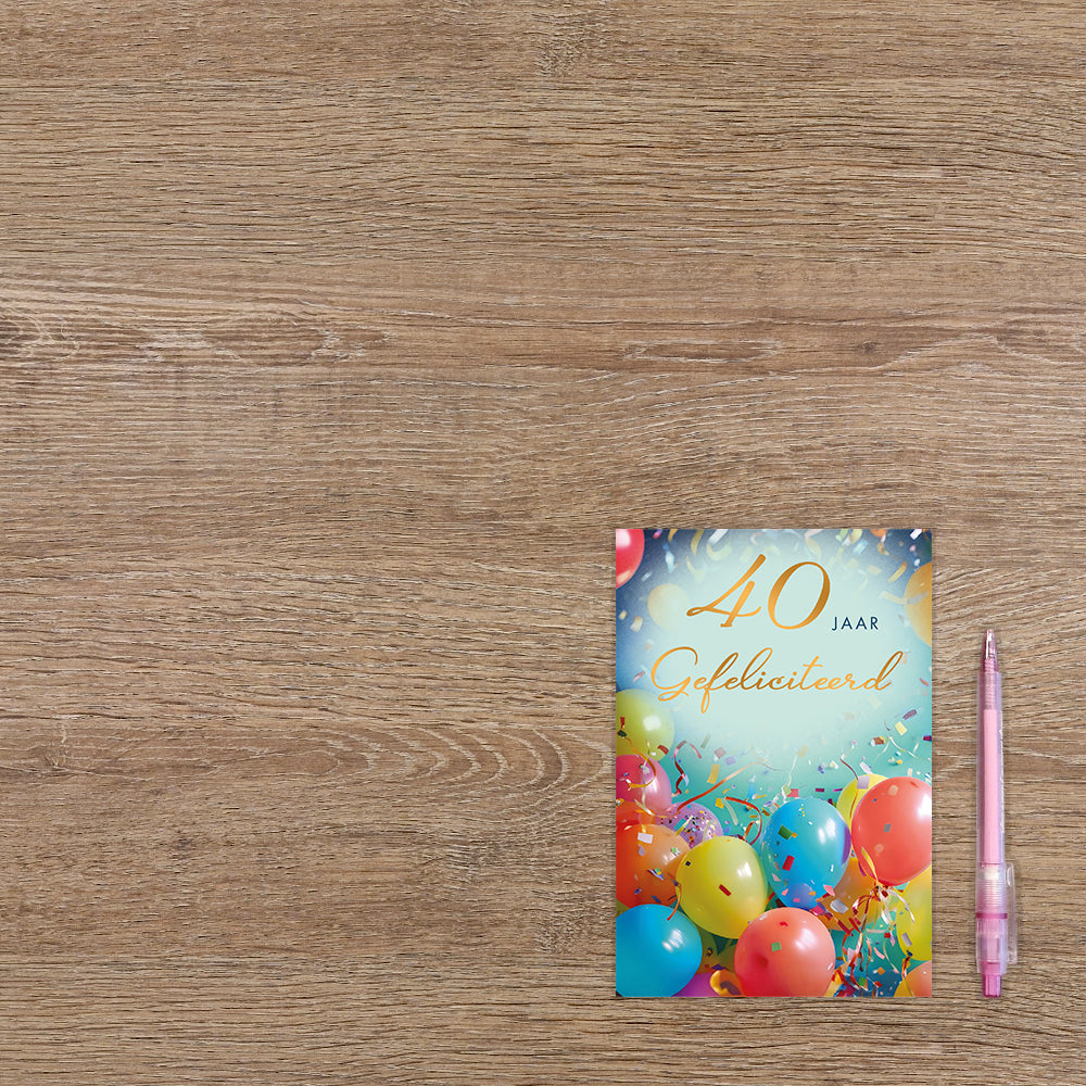 40 jaar gefeliciteerd