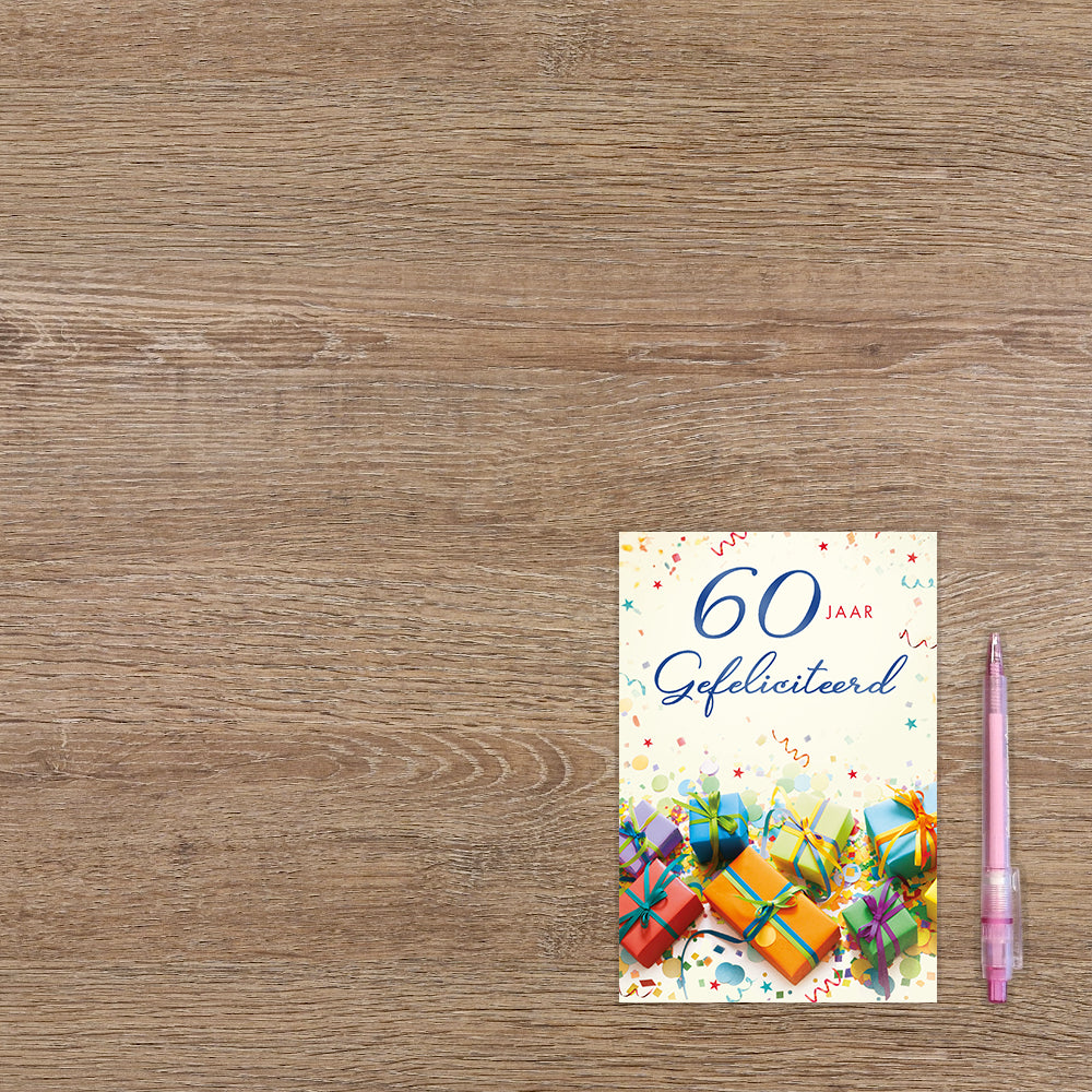 60 jaar gefeliciteerd