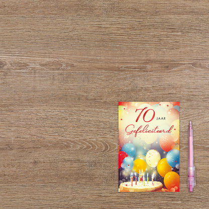 70 jaar gefeliciteerd