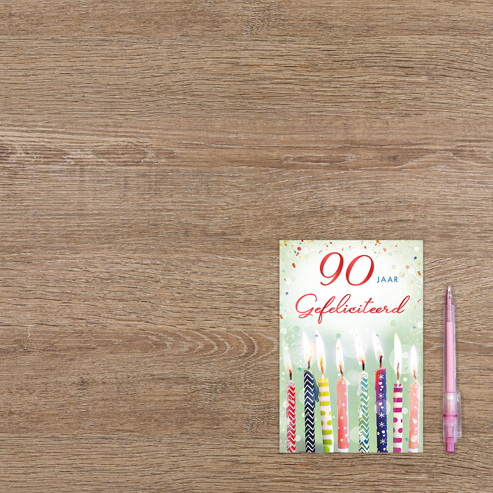 90 jaar gefeliciteerd