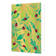 Lieveheersbeestjes - Formaat: Standaard - Vorm: Staand - Blanco kaart - Op deze wenskaart staan meerder lieveheersbeestjes op groene bladeren. De achtergrond is goudfolie met structuur. - Snelwenskaart