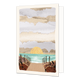 Beach side - Formaat: Standaard - Vorm: Staand - Blanco kaart - Op deze wenskaart staan duinen die uitkijken op het water. - Snelwenskaart