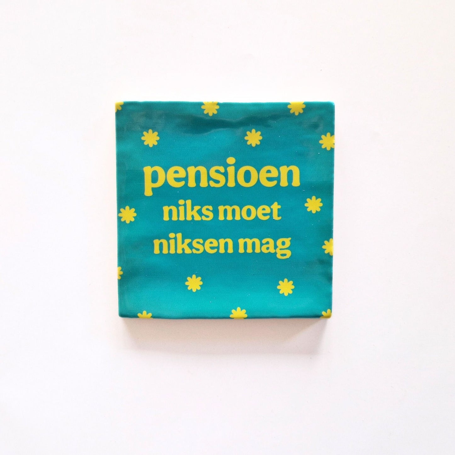 Pensioen niks moet niksen mag