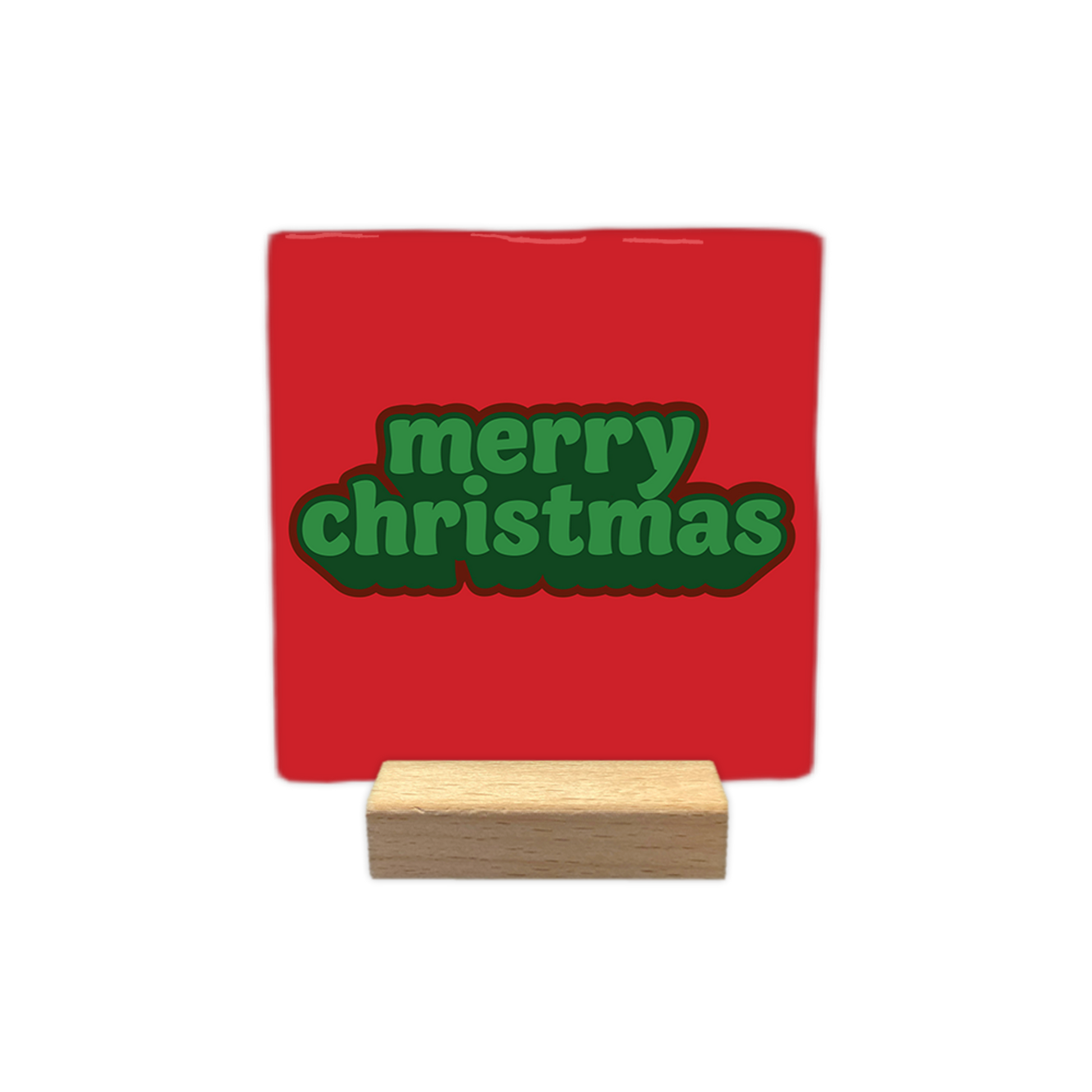 Merry christmas - Decoratie tegel - Formaat: - - Snelwenskaart