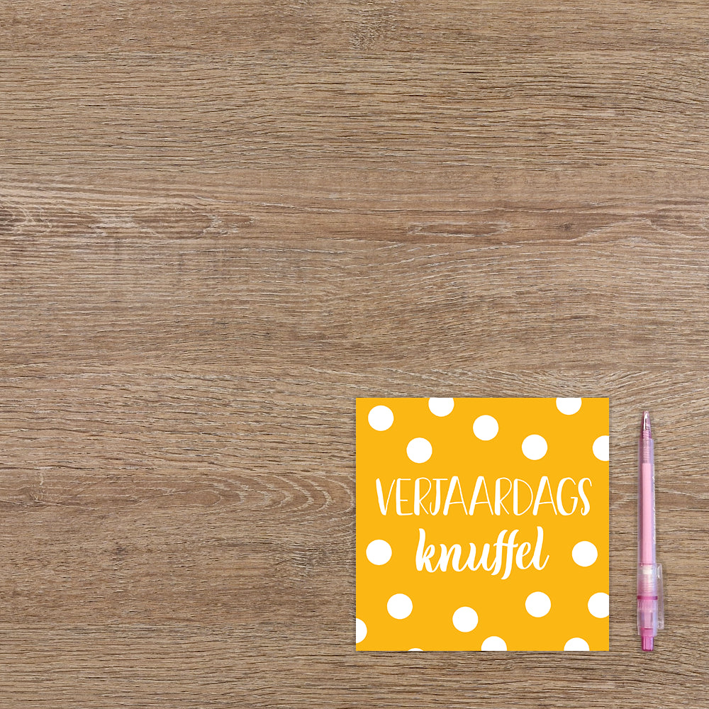 Verjaardagsknuffel