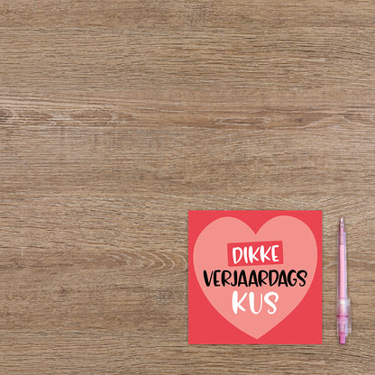 Dikke verjaardagskus