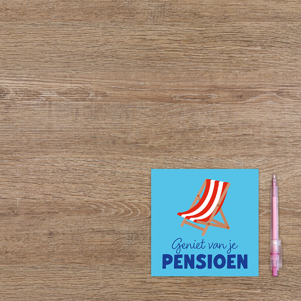 Geniet van je pensioen