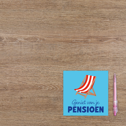 Geniet van je pensioen