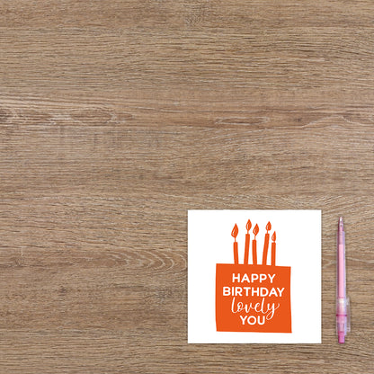 Happy birthday lovely you