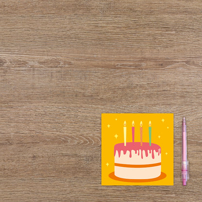 Taart Verjaardagskaart