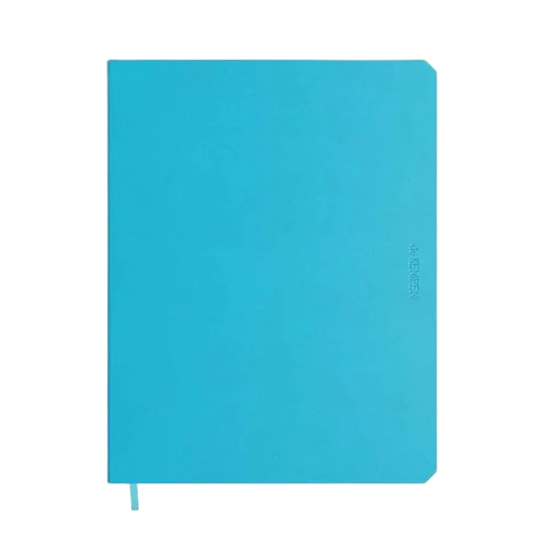 Notitieboek licht blauw