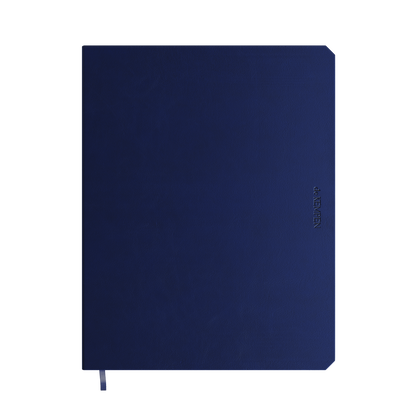 Notitieboek donker blauw - lijnen