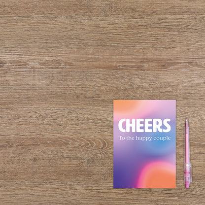 Cheers to the happy couple