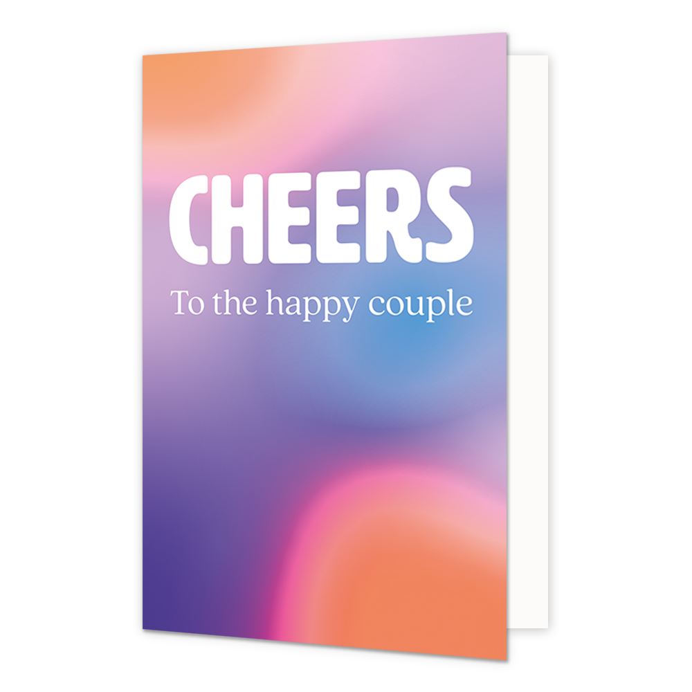 Cheers to the happy couple