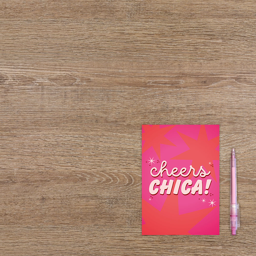 Cheers chica