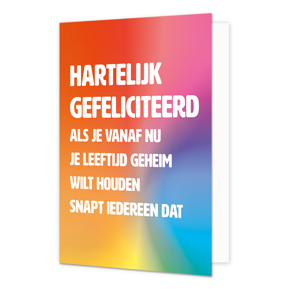 Hartelijk gefeliciteerd