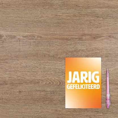 Jarig gefeliciteerd