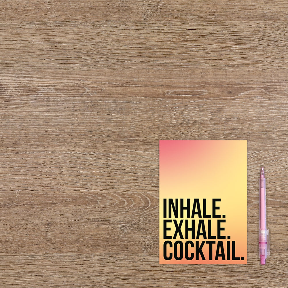 Inhale exhale cocktail