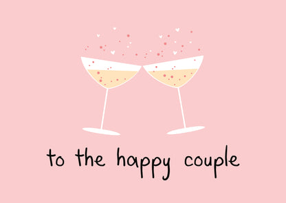 Postcard To the happy couple - 10 stuks