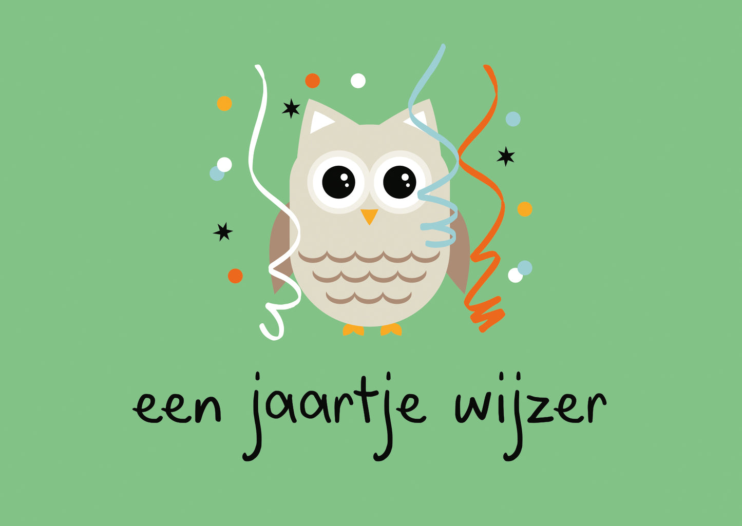 Postcard Een jaartje wijzer - 10 stuks