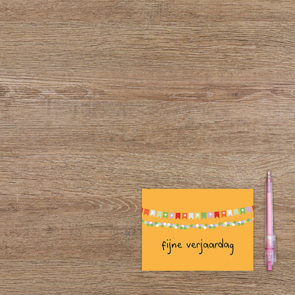 Postcard Fijne verjaardag - 10 stuks