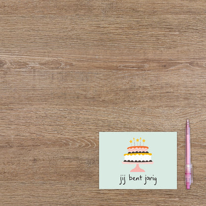 Postcard Jij bent jarig - 10 stuks