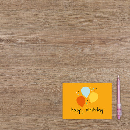 Postcard Happy birthday - 10 stuks